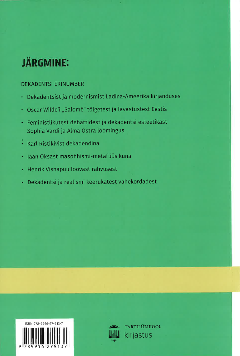 Methis 35 (2025). Studia Humaniora Estonica. Vaimse heaolu ja kunstide erinumber - Image 2
