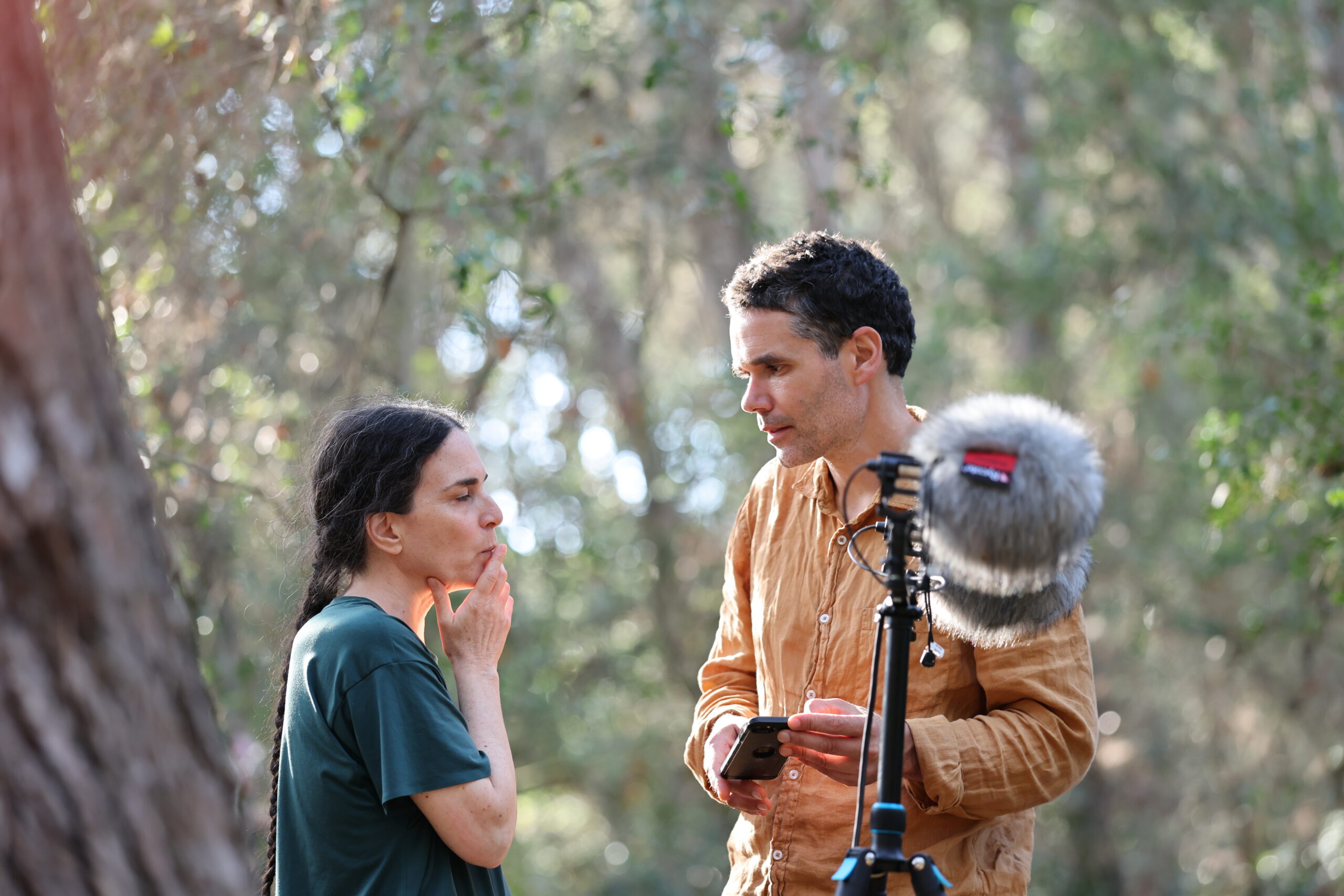 Ephia Gburek and Vincent Valente of Djalma Primordial Science leading Merging into Matter in Melpignano